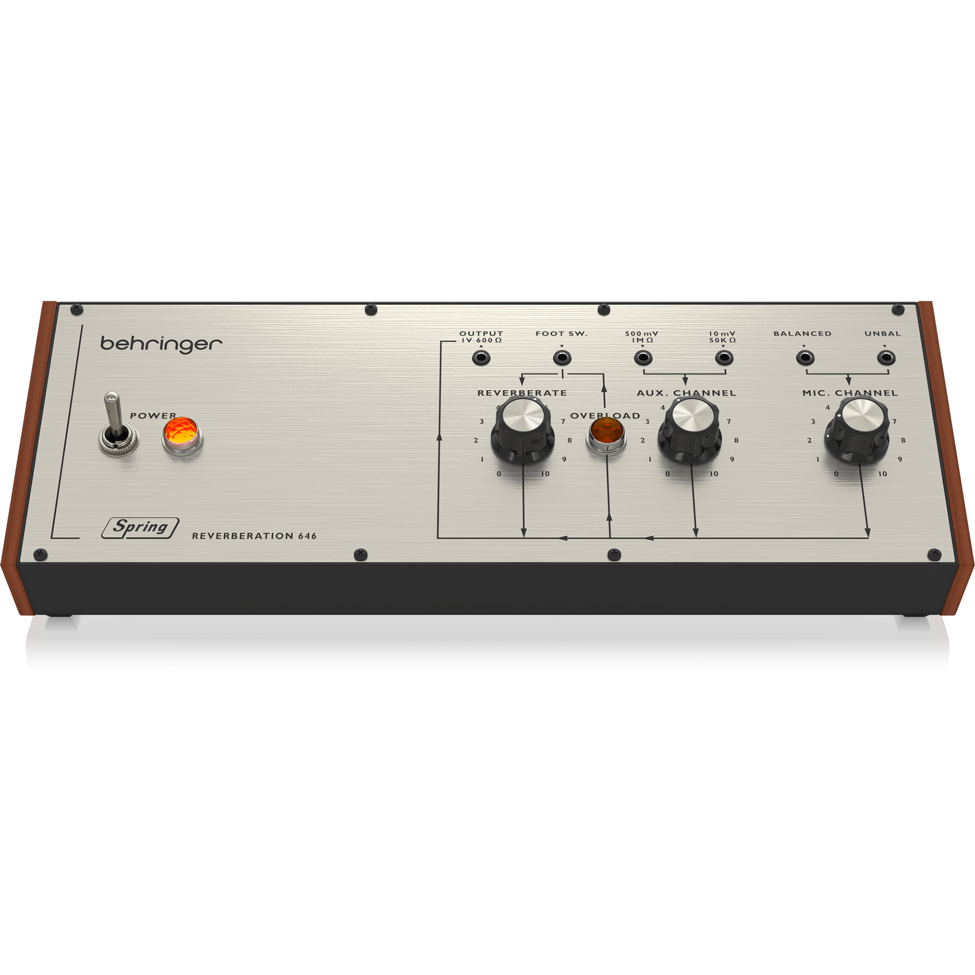 Behringer Spring Reverberation 646 Spring Reverb Module – Alto Music