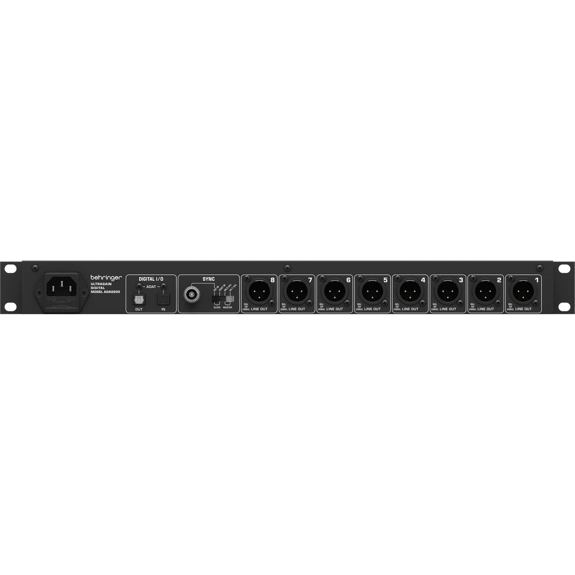 Behringer ADA8200 Ultragain Digital Microphone Preamp – Alto Music Behringer ADA8200 Ultragain Digital Microphone Preamp – Alto Music