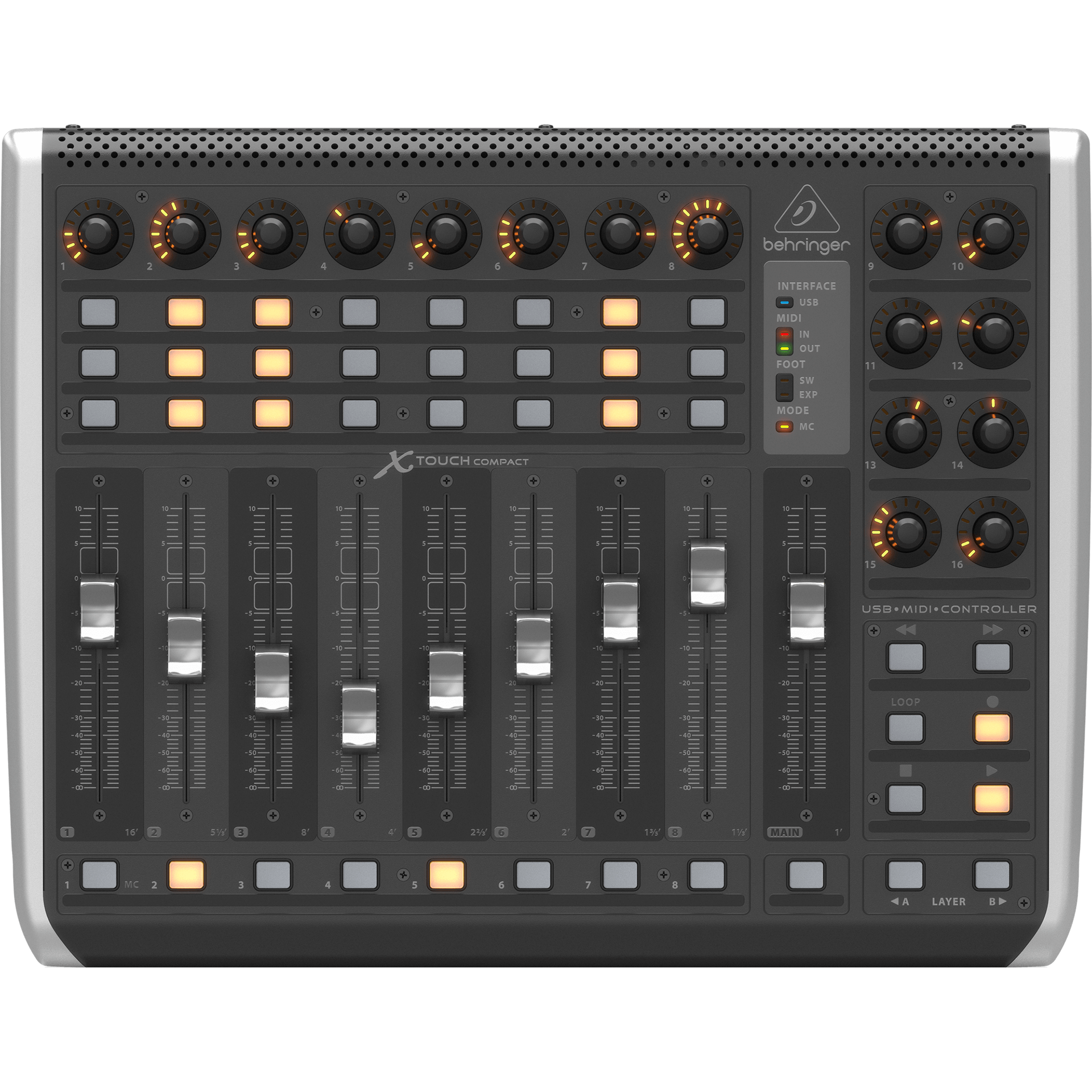 Behringer X-Touch Compact Universal USB/MIDI Controller – Alto Music