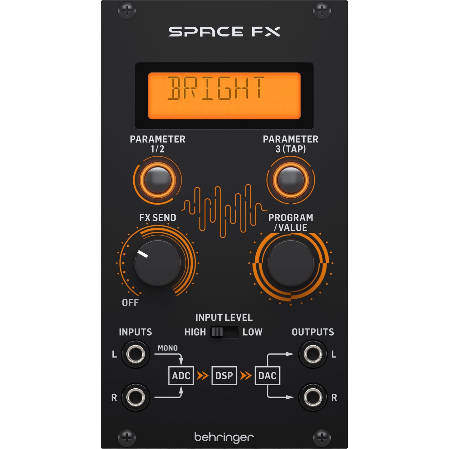 Behringer SPACE FX 24-bit Stereo Multi-Effects Engine Module