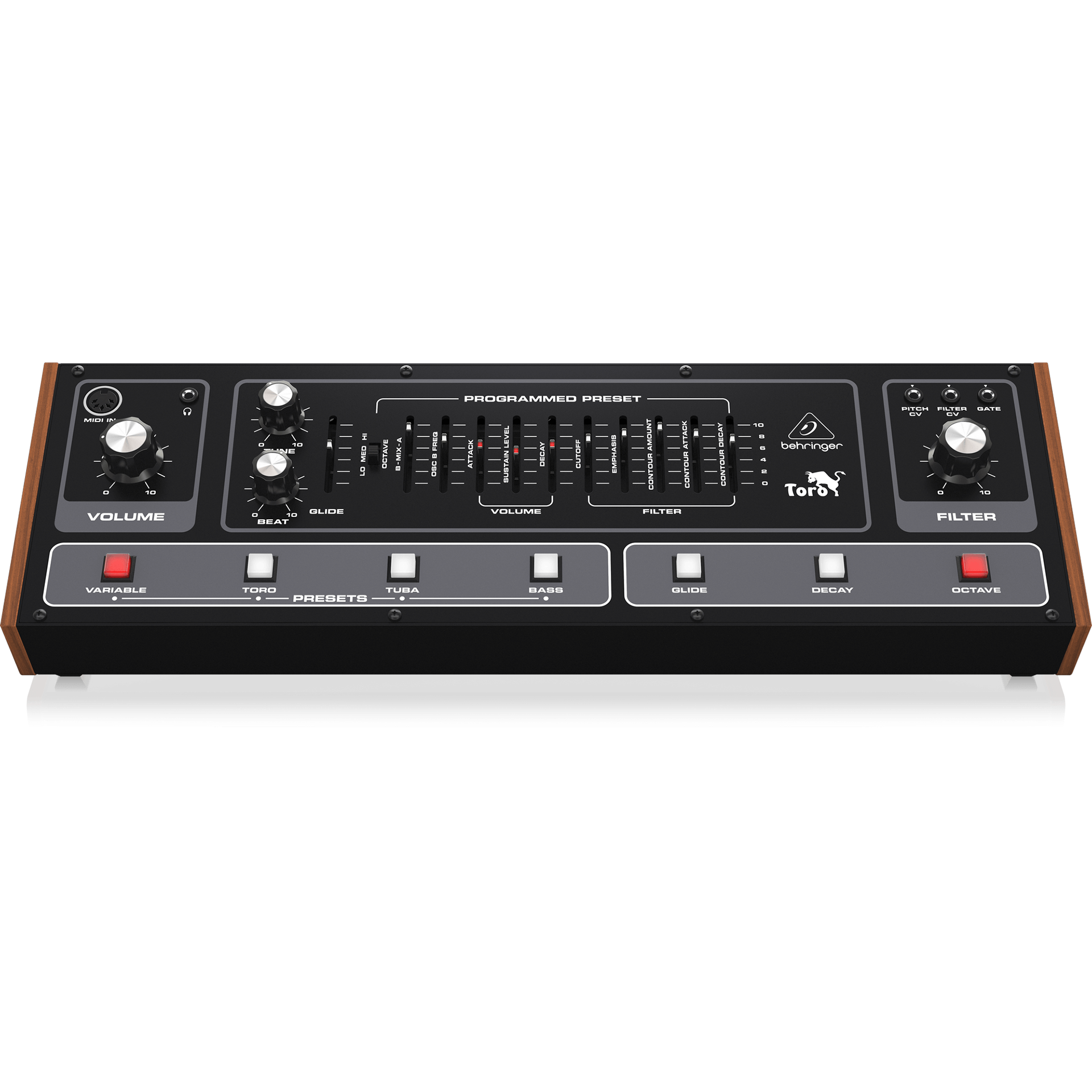 behringer bass synthesizer pedal Behringer TORO Classic Analog Bass Synthesizer