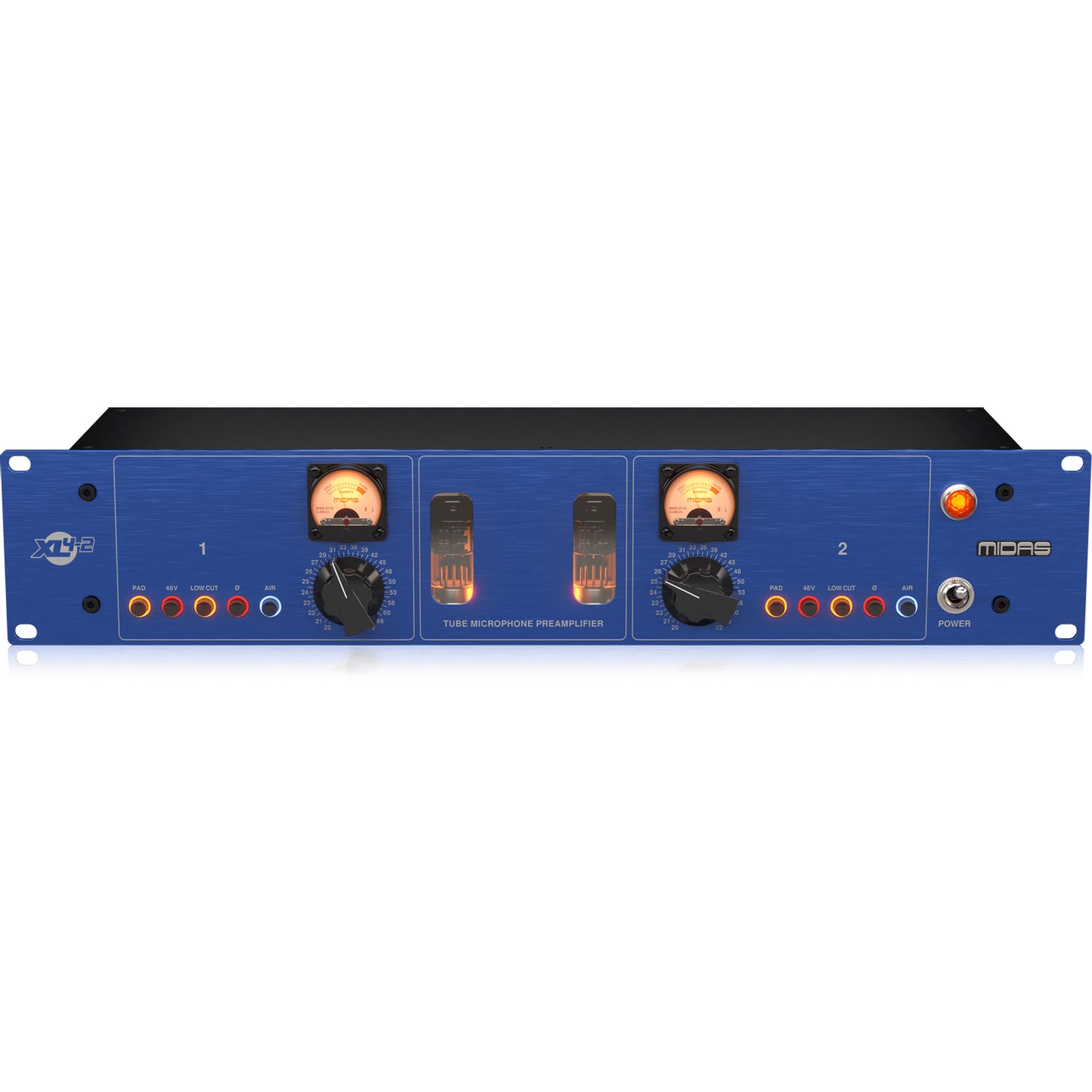 Midas XL4-2 2-Channel Vacuum Tube Mic Preamp