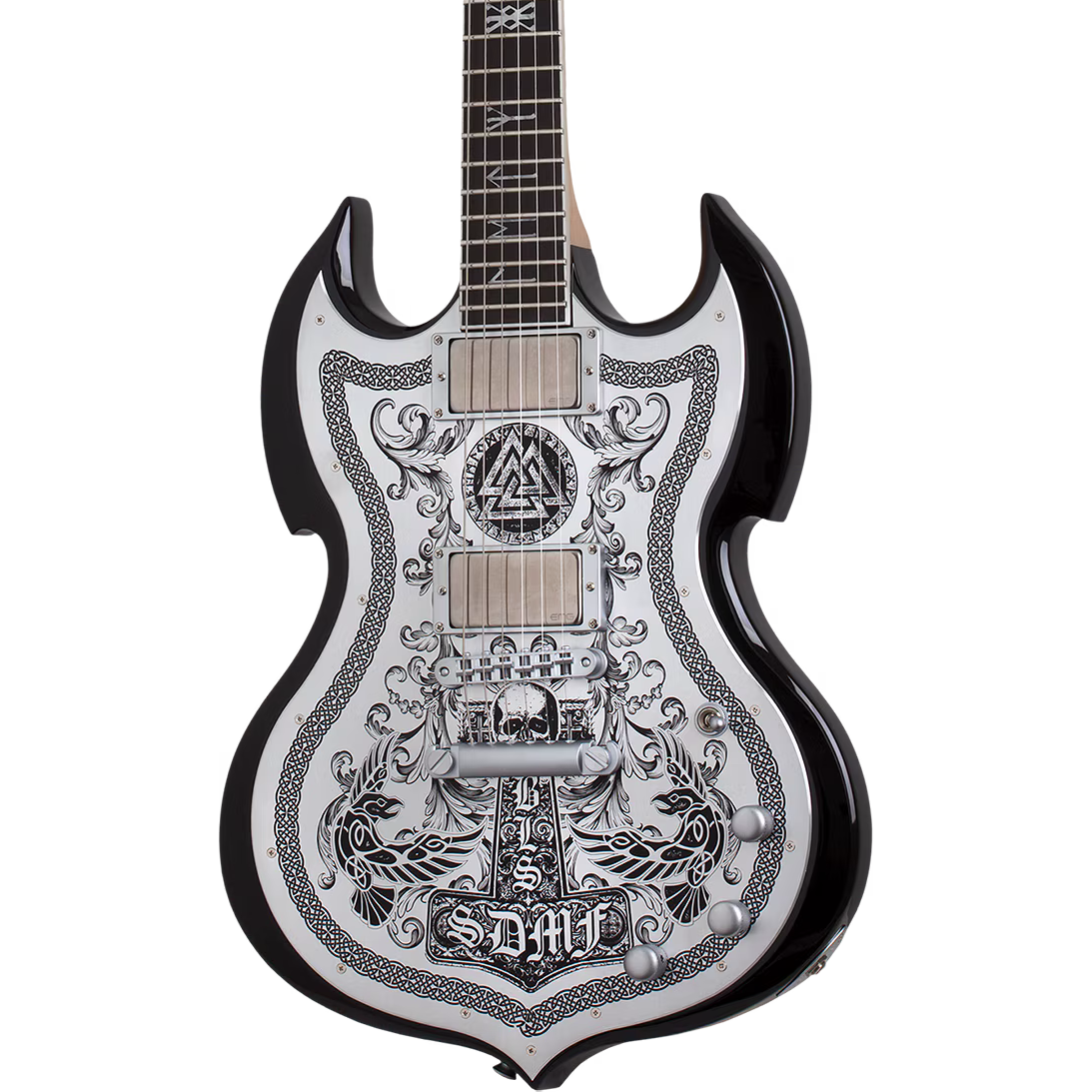 Wylde Audio Ironworks Barbarian Electric Guitar - Black Burst