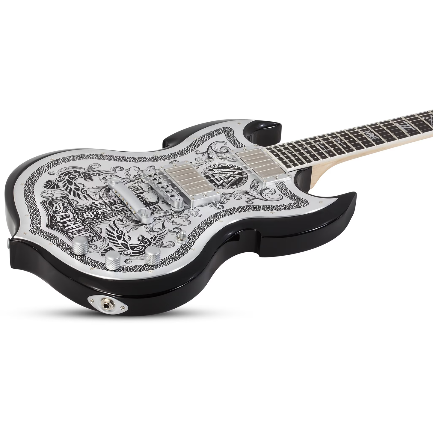 Wylde Audio Ironworks Barbarian Electric Guitar - Black Burst