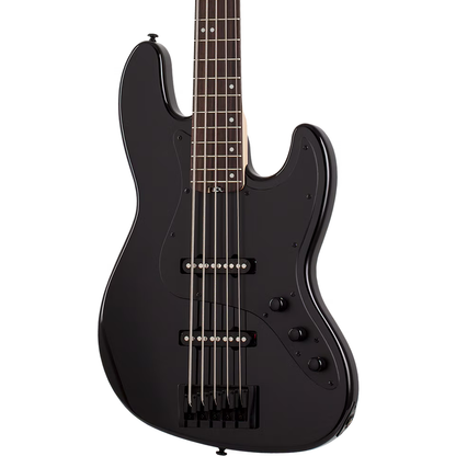 Schecter J-5 5-String Electric Bass - Gloss Black