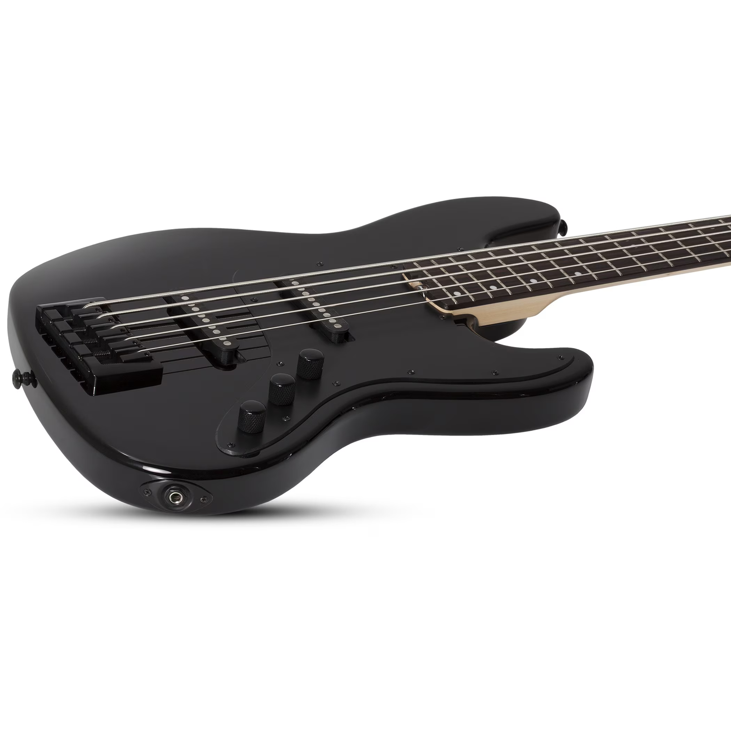Schecter J-5 5-String Electric Bass - Gloss Black