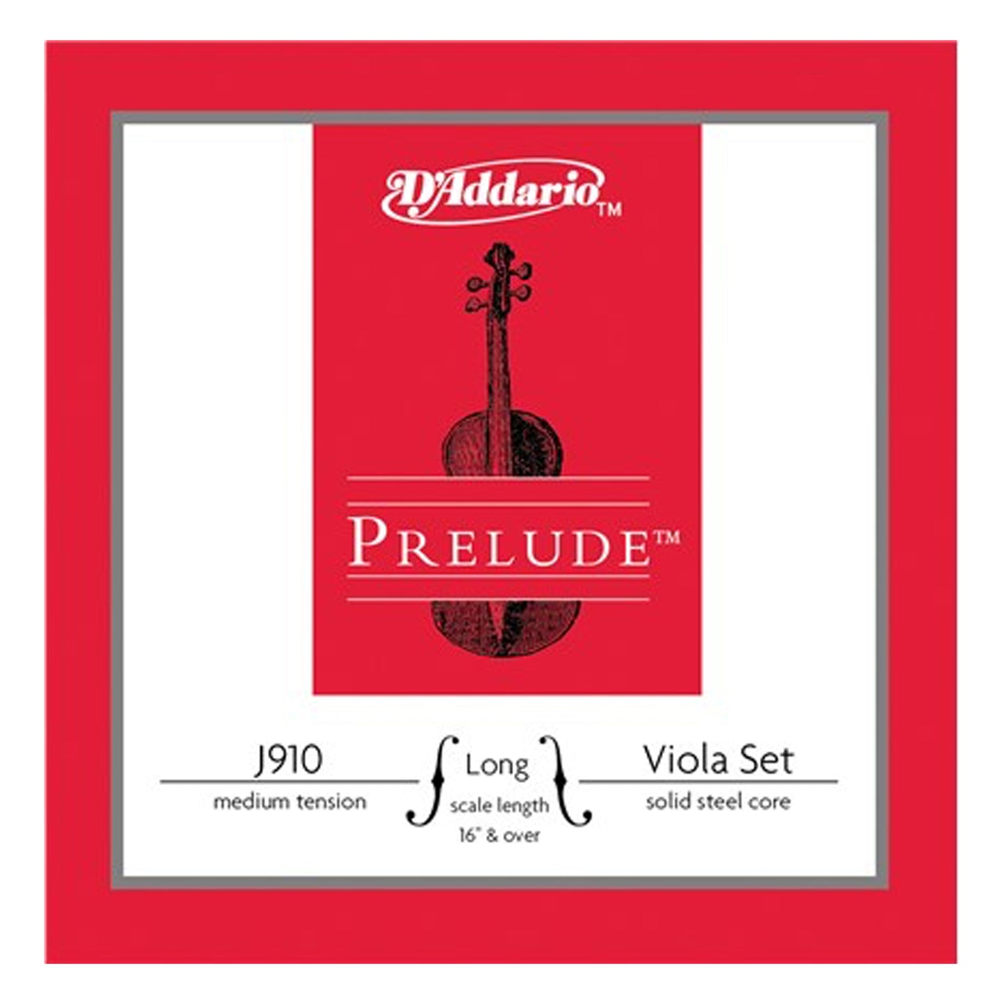 D’Addario J910LM Prelude Viola Long Scale
