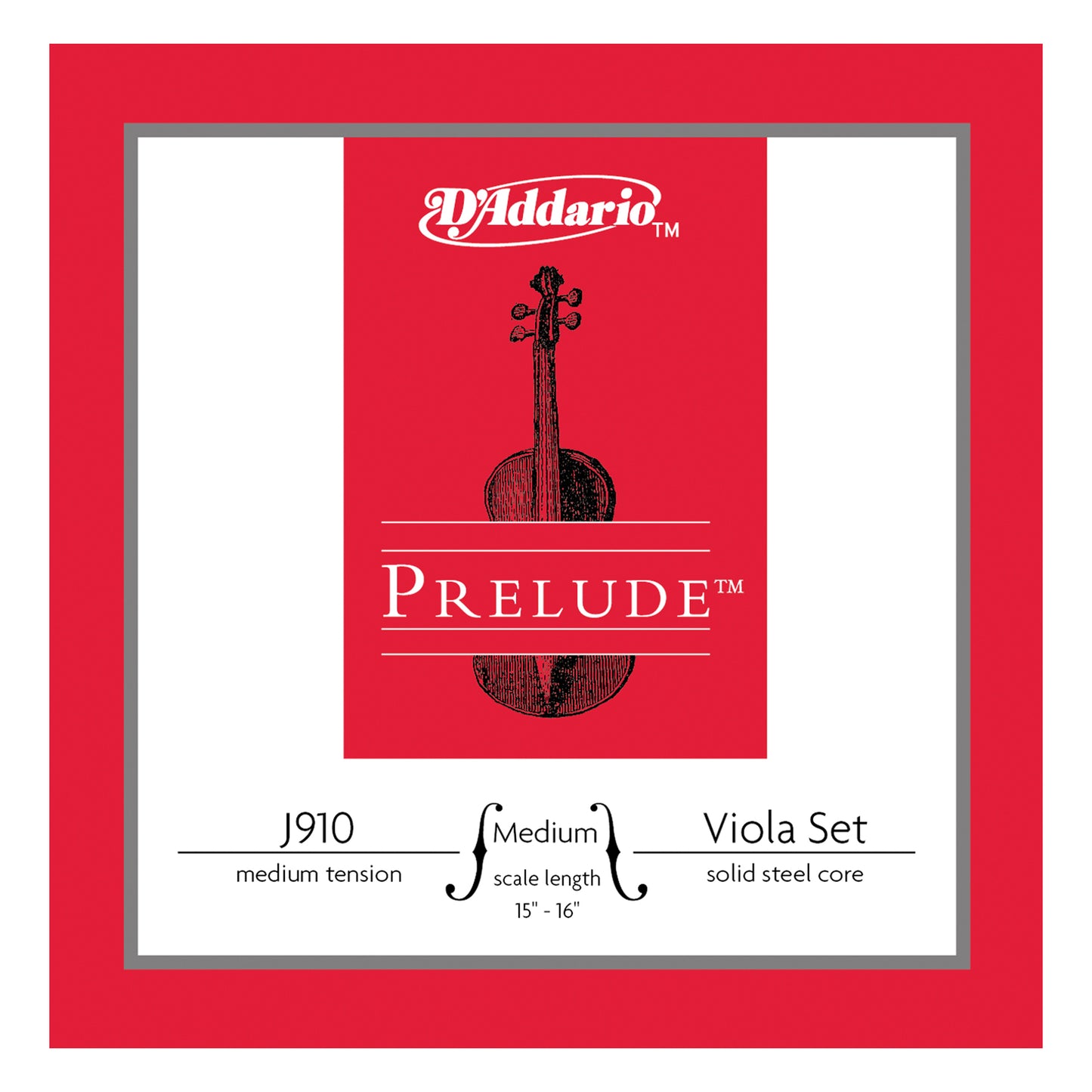 D’Addario J910MM Prelude Viola Medium Scale