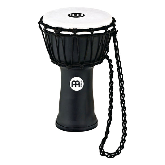 Meinl Percussion JRD-BK Synthetic Compact Junior Djembe, 7" Diameter, Black