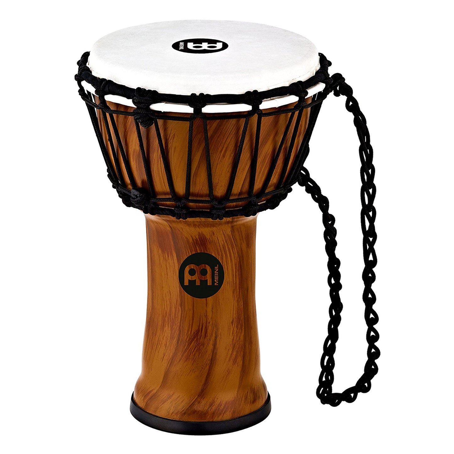 Meinl Percussion JRD-TA Synthetic Junior Djembe, 7" Diameter, Twisted Amber