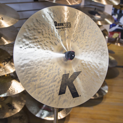 Zildjian 17” K Series Dark Crash Medium Thin Cymbal