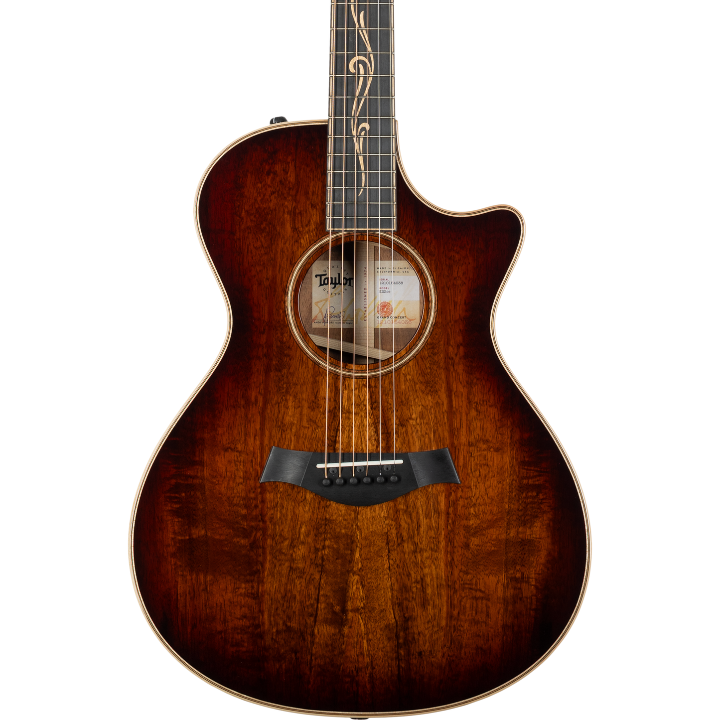 Taylor K22ce Acoustic Electric Guitar - Shaded Edgeburst
