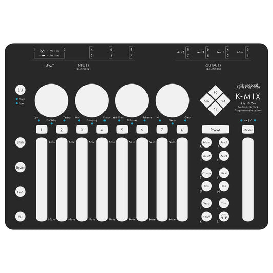 Keith McMillen Instruments K-MIX Audio Interface//Control Surface - Blue