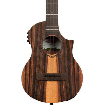 Kala Amara Tri-Top Tenor Ukulele w/ Cutaway & EQ