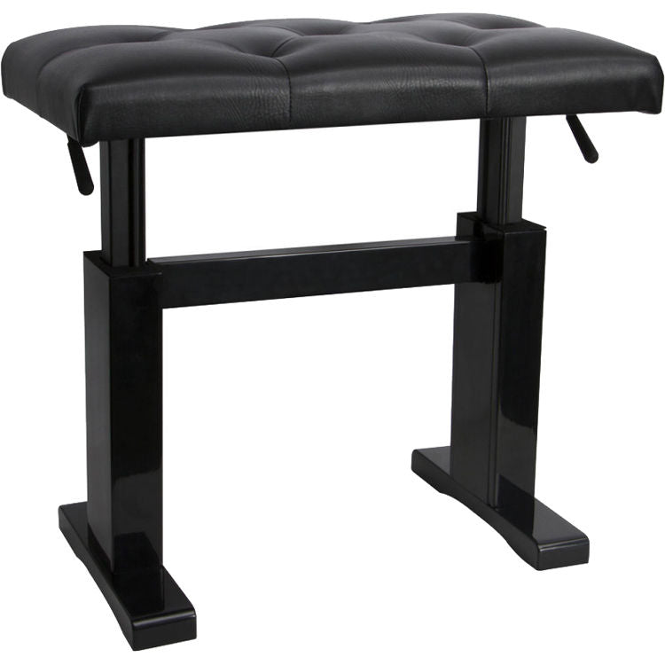 On-Stage KB9503B Piano Bench with Adjustable Height (Black)