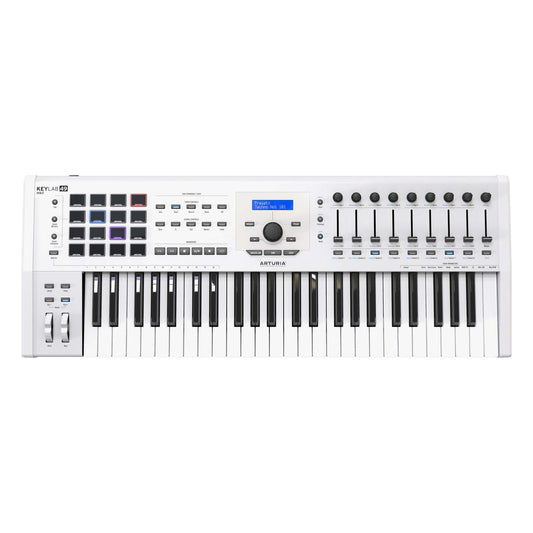 Arturia KeyLab MKII 49 - Professional MIDI Controller and Software - White
