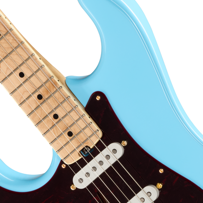 Kramer Malina Moye Pacer Deluxe Left Handed Electric Guitar - Splash Blue