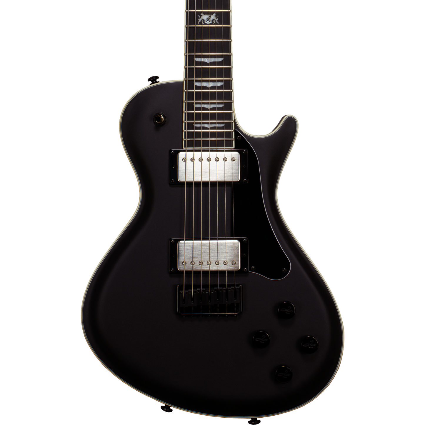 Hagstrom Krona 7-String Electric Guitar - Satin Black