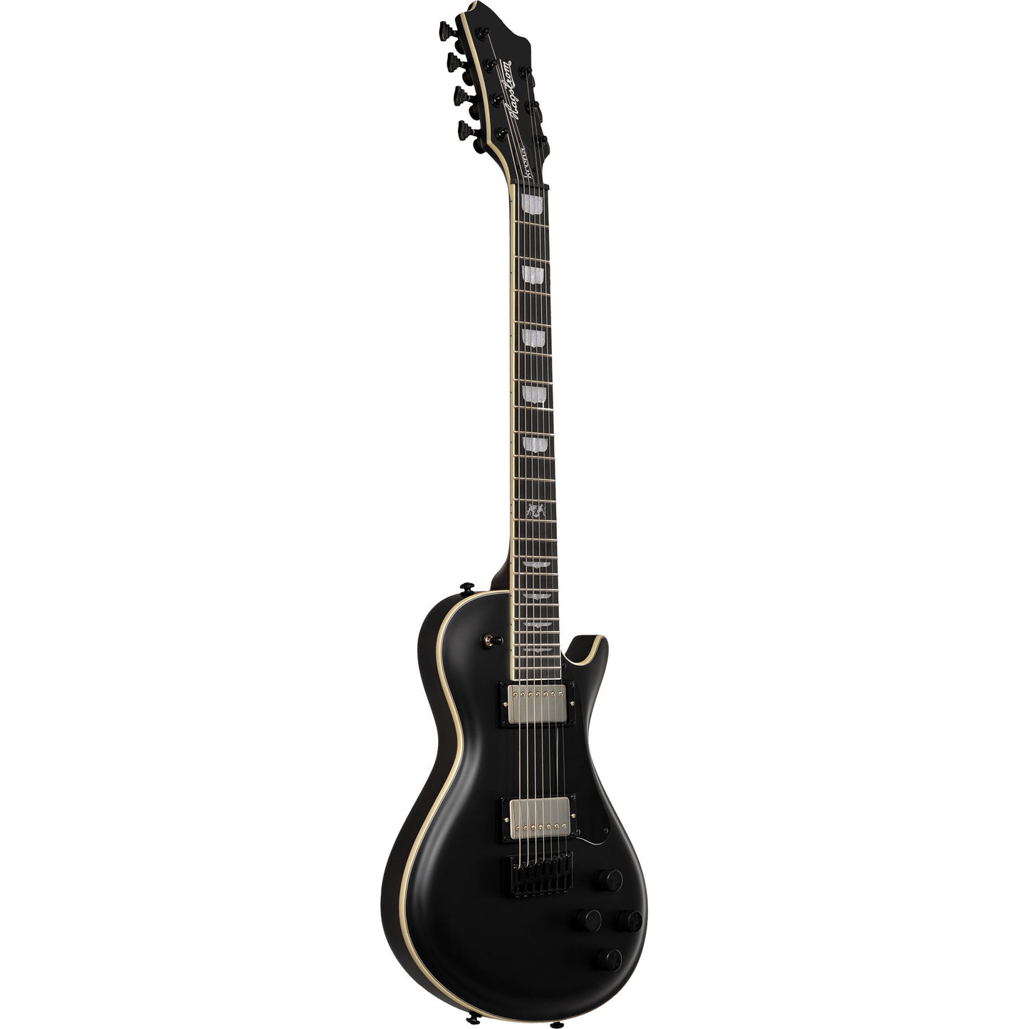 Hagstrom Krona 7-String Electric Guitar - Satin Black