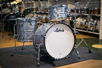 Ludwig Classic Maple Downbeat 3 Piece Drumset In Sky Blue Pearl L8303AX52