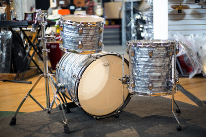 Ludwig Classic Maple Downbeat 3 Piece Drumset In Sky Blue Pearl L8303AX52