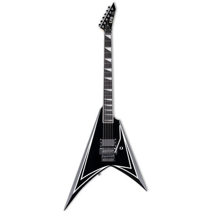 ESP Alexi Sawtooth SE Electric Guitar - Black w/White Pinstripe