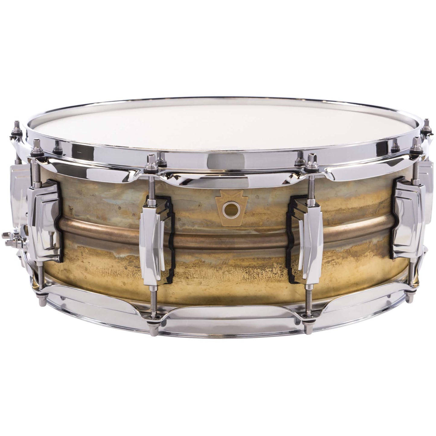 Ludwig Brass Phonic 5x14 Snare Drum, Raw Brass