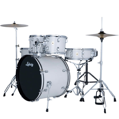 Ludwig Accent Series 5-Piece Drum Kit - Snow Dust