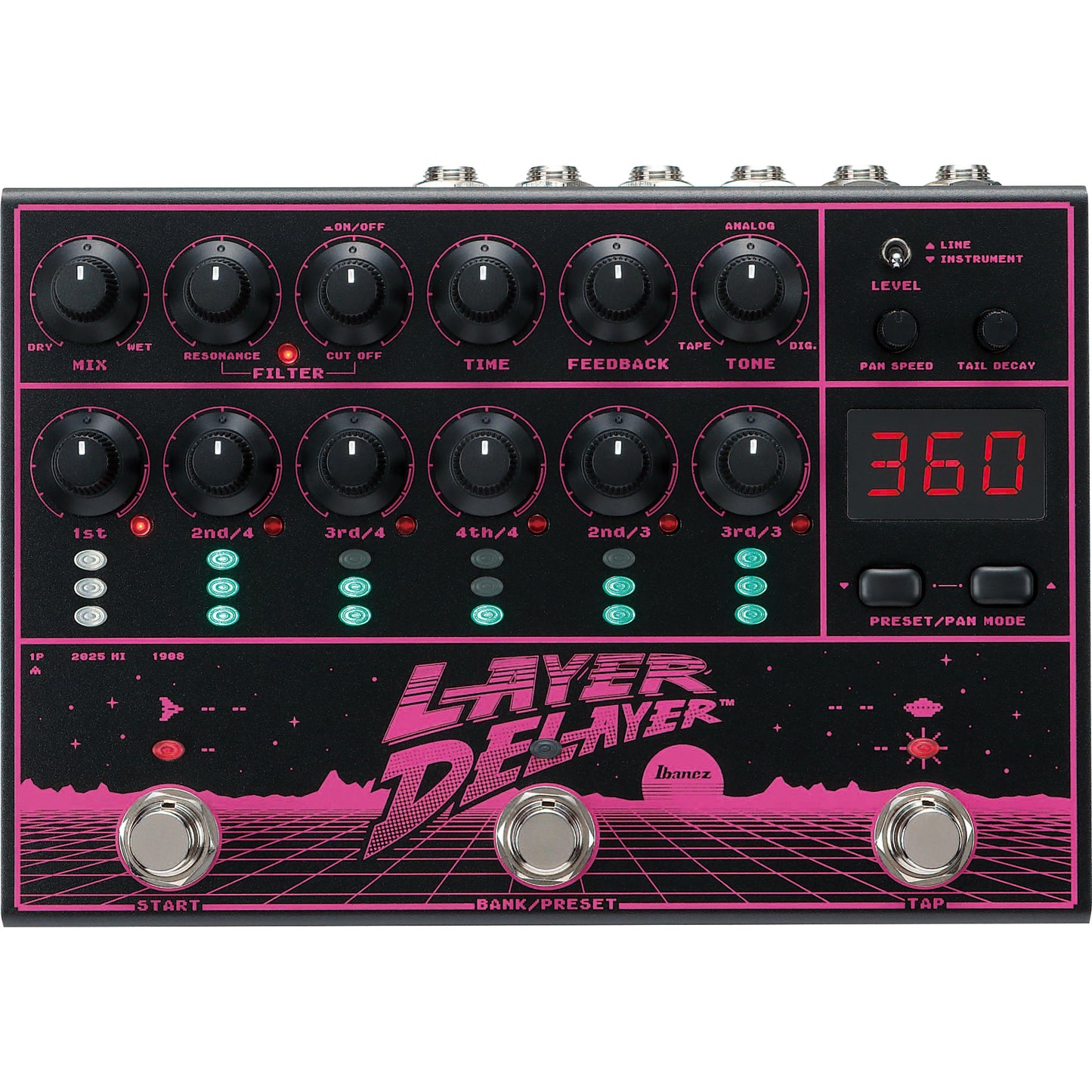 Ibanez LD303 Layer Delayer Multi Head Delay Pedal
