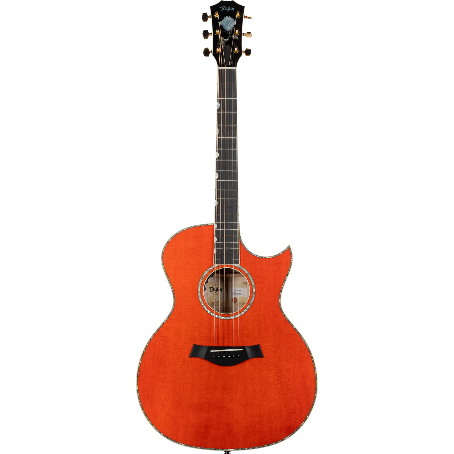Taylor Doyle Dykes Signature Model Acoustic Electric Guitar - Translucent Orange