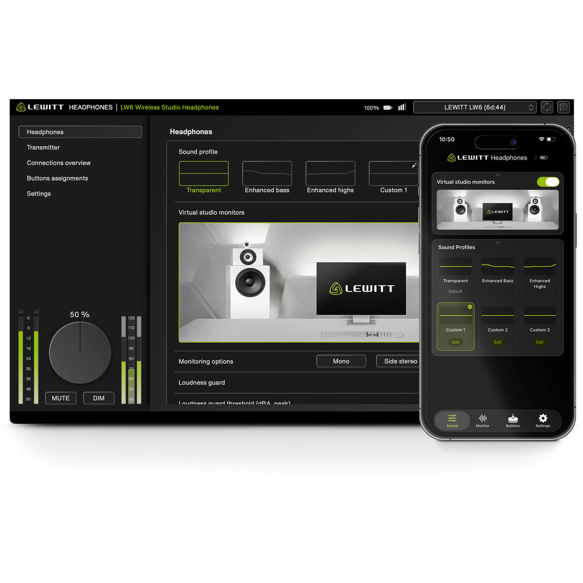 Lewitt LW6 Wireless Studio Headphones