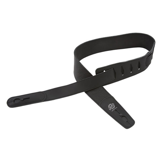 LOCK-IT Guitar Strap With Built In Strap Lock - Black