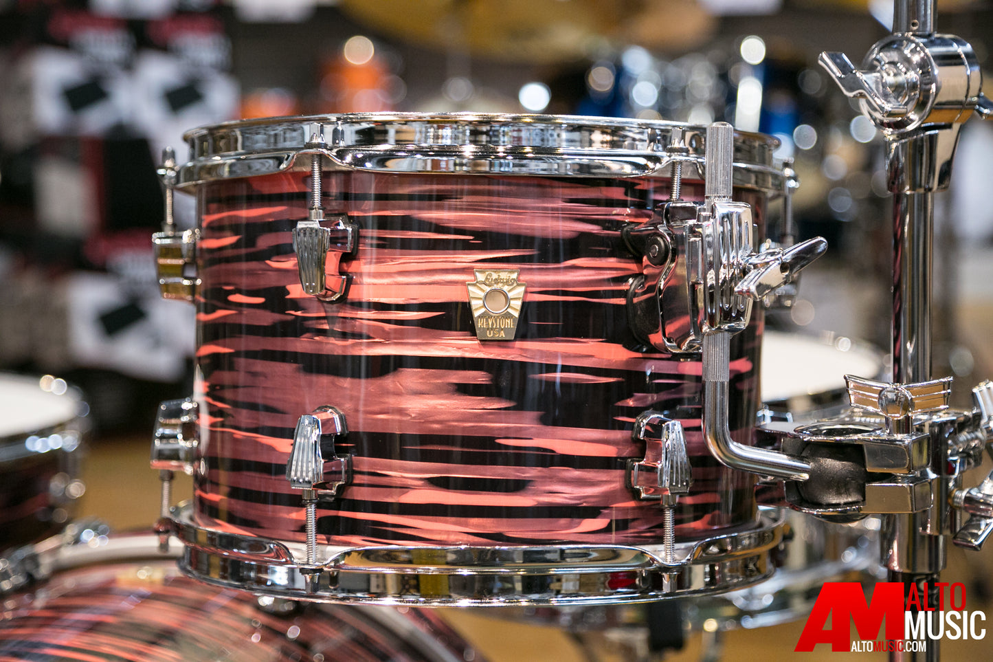 Ludwig Keystone Series Shell Kit In Salmon Oyster w/ FREE SNARE DRUM! LK7323KXSO