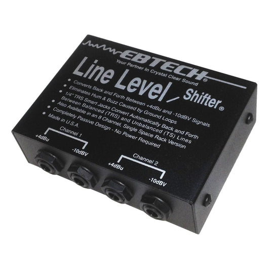 Ebtech LLS-2 Line Level Shifter 2-Channel Box