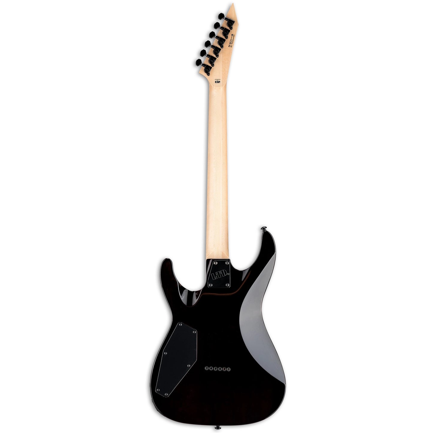 ESP LTD MH-200HT QM Electric Guitar - Dark Brown Sunburst