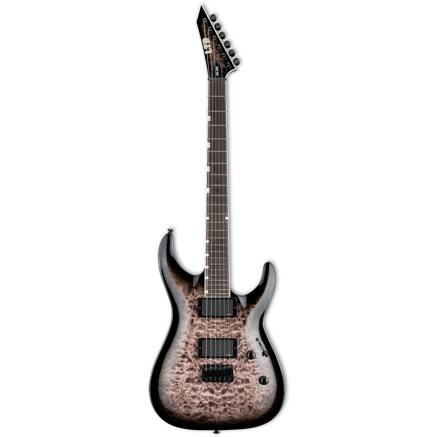 ESP LTD MH-400HT QM Electric Guitar - See Thru Black Sunburst
