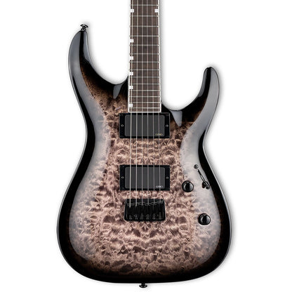 ESP LTD MH-400HT QM Electric Guitar - See Thru Black Sunburst