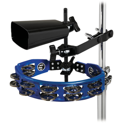 Latin Percussion LP160NY-K Tambourine and Cowbell with Mount Kit