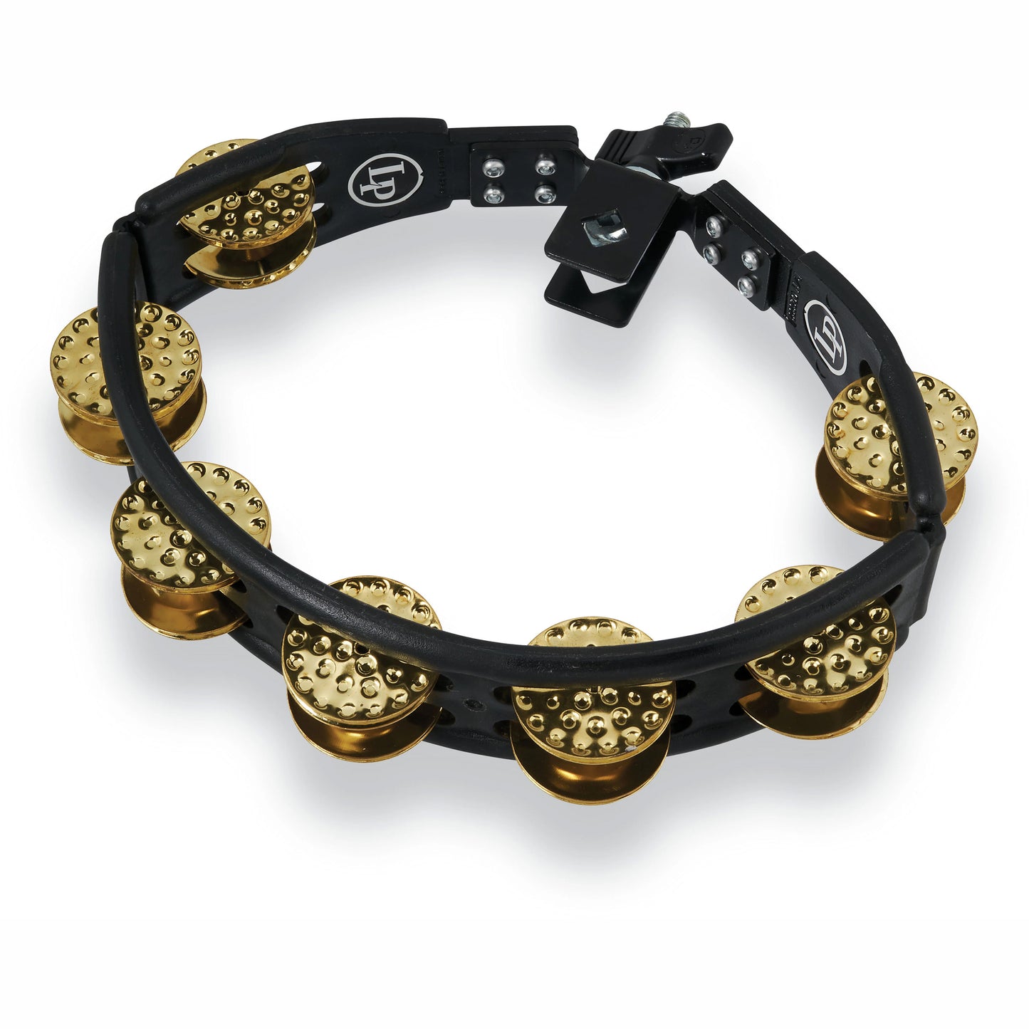 Latin Percussion Cyclops Mounted Dimpled Tamb, Brass LP179