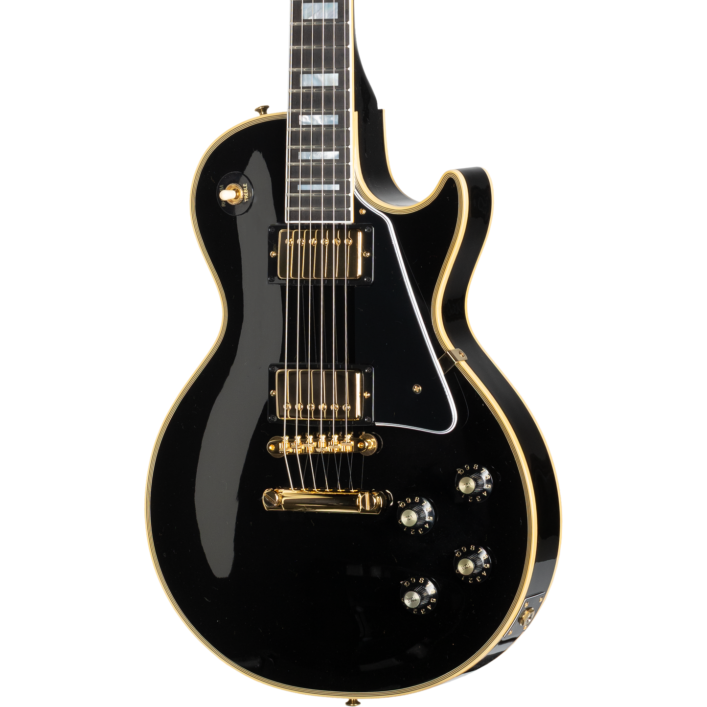 Gibson 1968 Les Paul Custom Reissue Electric Guitar - Ebony