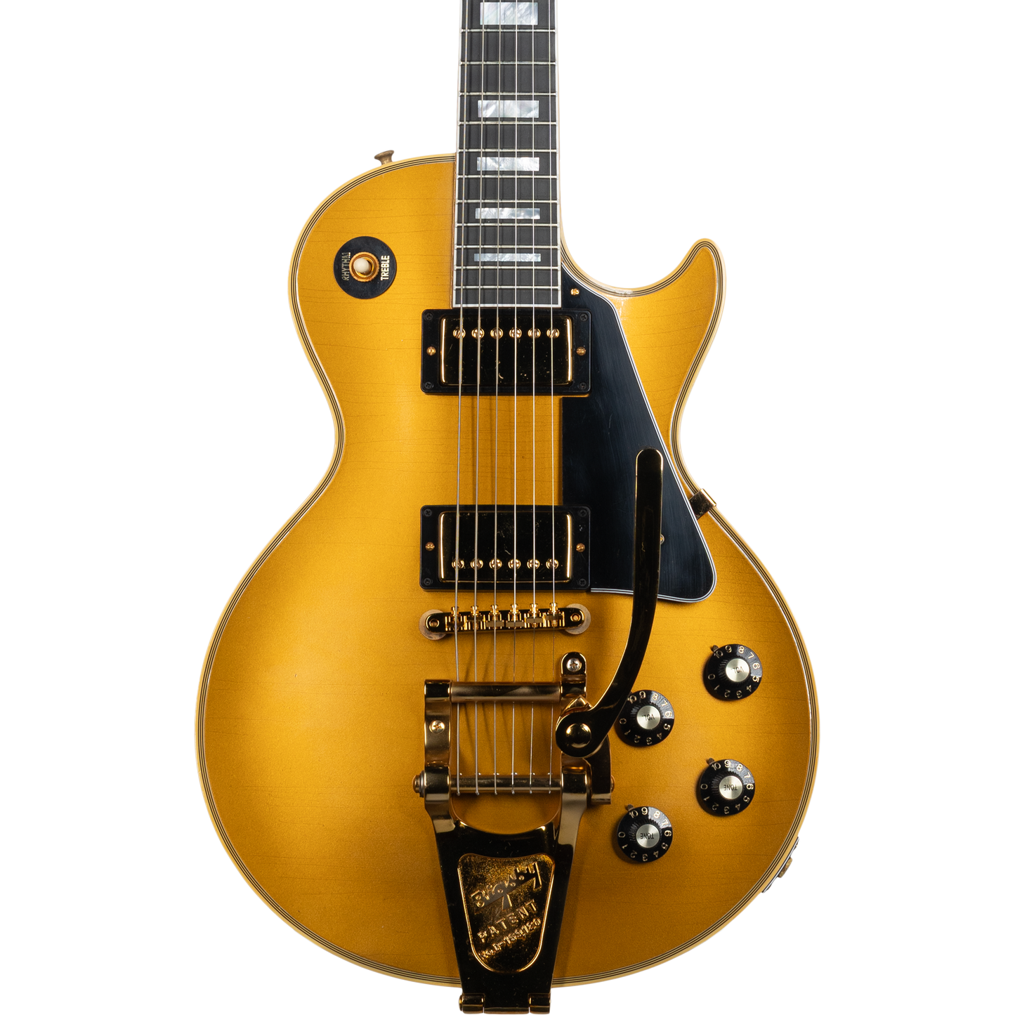 Gibson Custom 1968 Les Paul Custom Reissue Double Gold Bigsby Ultra Light Aged GH