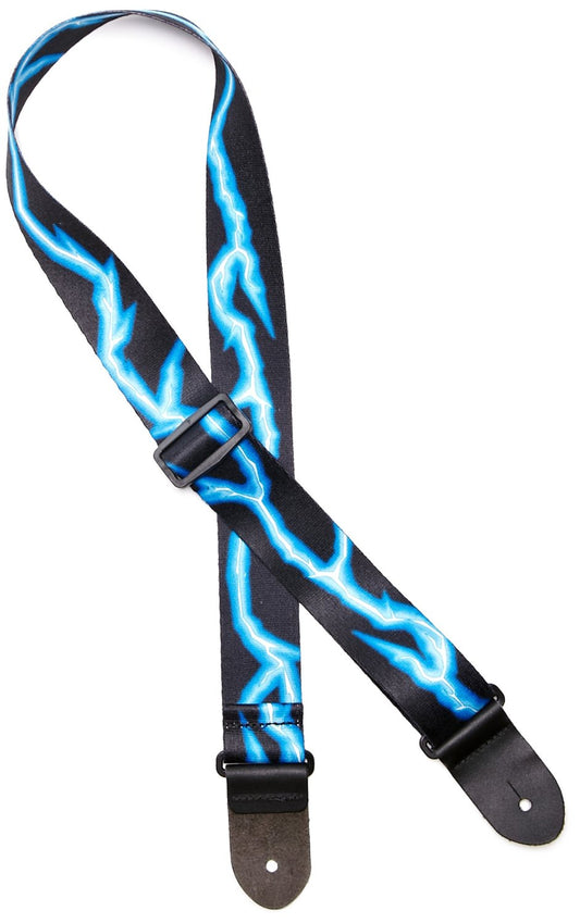 Perri's Polyester double sided design - blue lightning