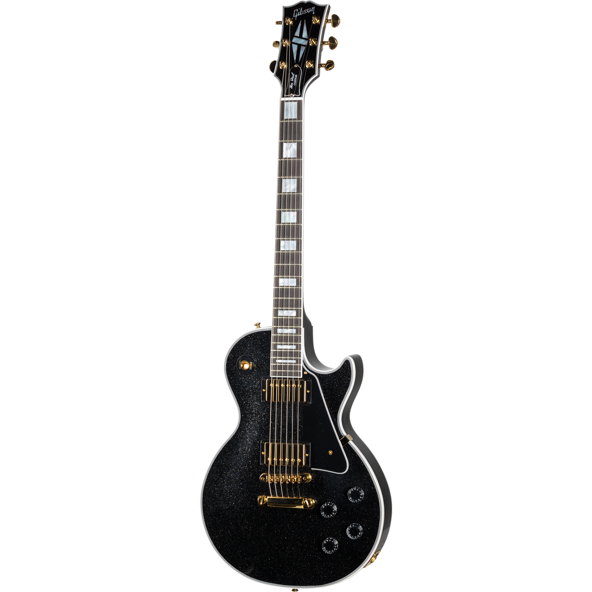 Gibson Les Paul Custom Electric Guitar - Black Sparkle Gloss Gibson Les Paul Custom Electric Guitar - Black Sparkle Gloss