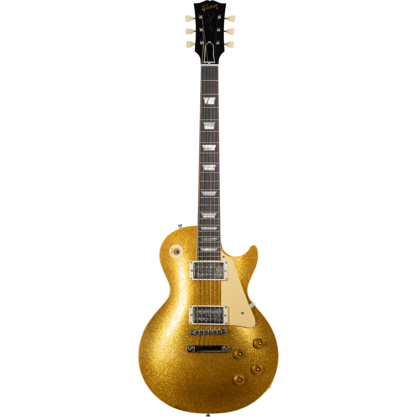 Gibson Custom Limited Edition 1957 Les Paul Reissue VOS with TV Jones Powertron - Gold Sparkle Top