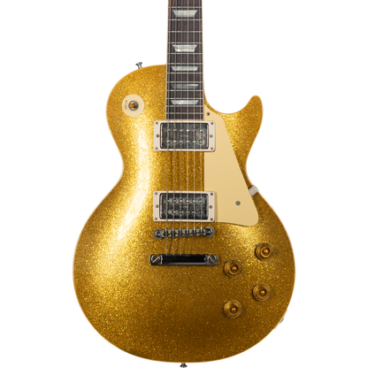 Gibson Custom Limited Edition 1957 Les Paul Reissue VOS with TV Jones Powertron - Gold Sparkle Top