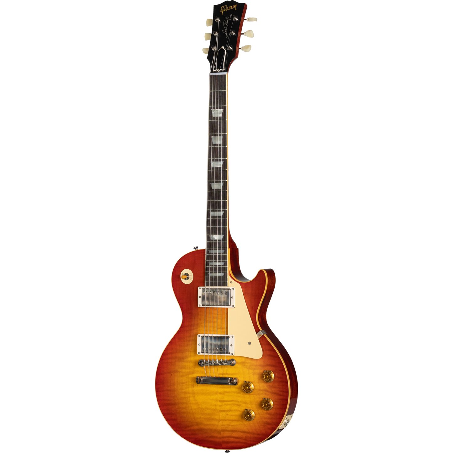 Gibson Custom 1959 Les Paul Standard Reissue VOS Electric Guitar - Washed Cherry Sunburst