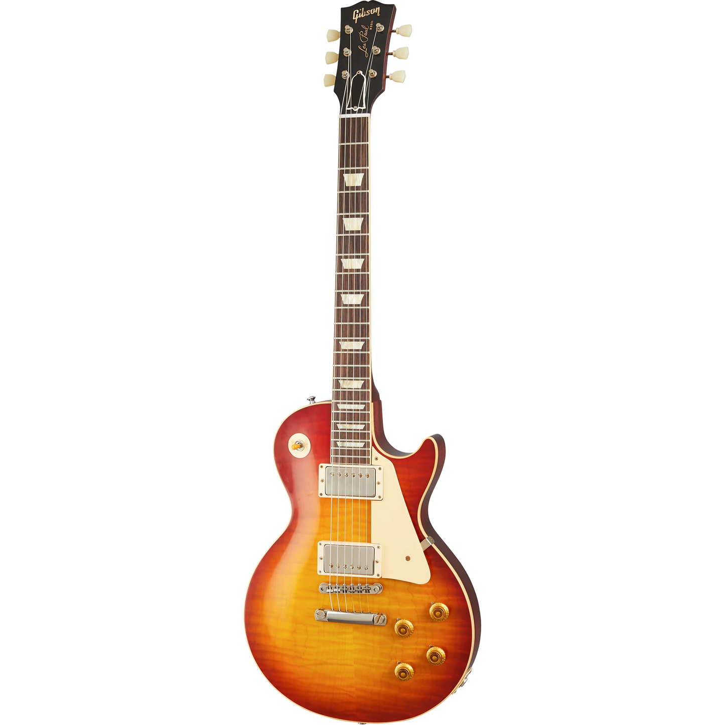 Gibson Custom 1959 Les Paul Standard Reissue VOS Electric Guitar - Washed Cherry Sunburst
