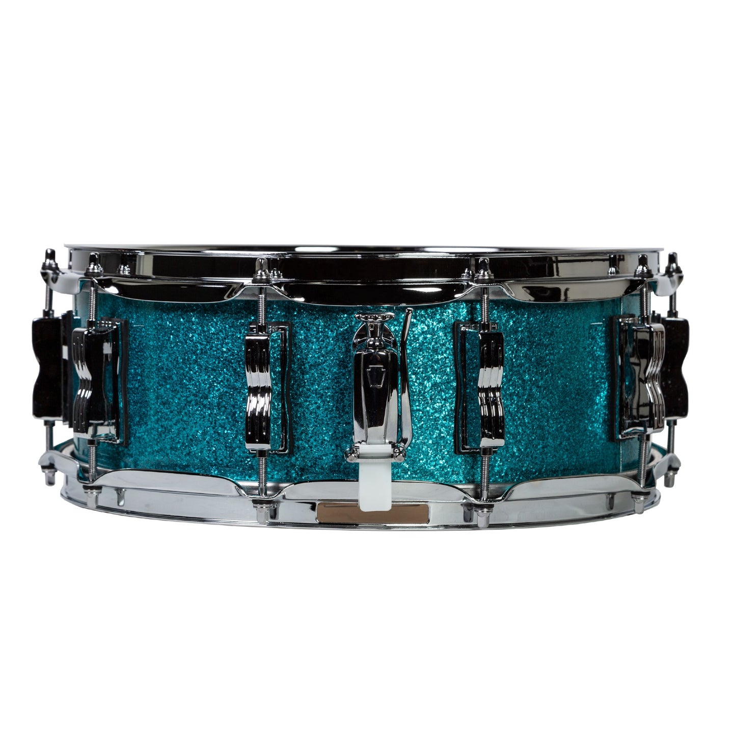 Ludwig Classic Maple 5x14 Snare Drum - Teal Blue Sparkle