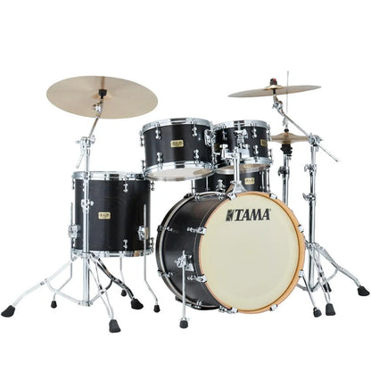 Tama S.L.P. Fat Spruce 5-piece Shell Pack - Satin Charcoal Black