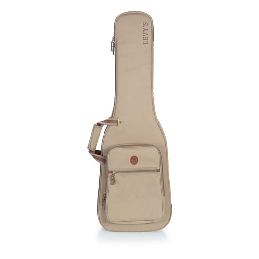 Levys LVYELECTRICGB200 Deluxe Gig Bag for Electric Guitars - Tan